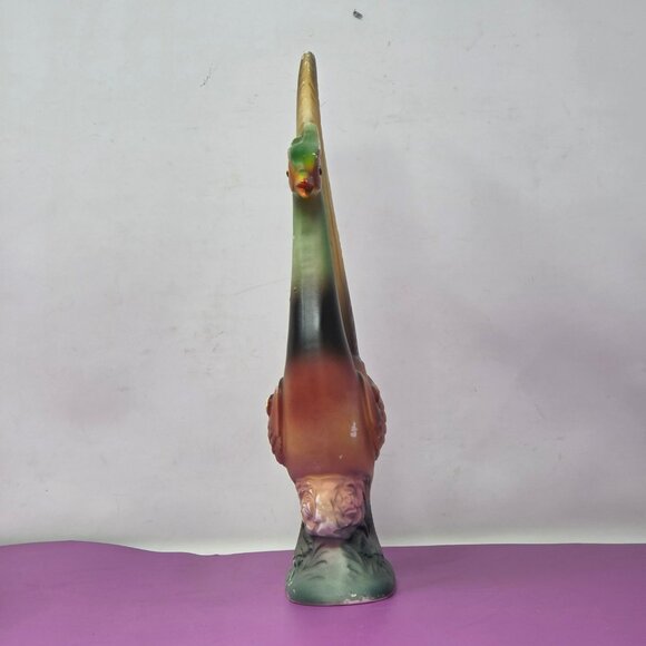 Vintage Ardco Ceramic Mid Century Modern Phoenix Bird Figurine Glaze Handcrafted - Picture 4 of 10